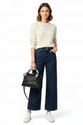 Woman's white handbag stylish should back with adjustable strap Lightweight & elegant