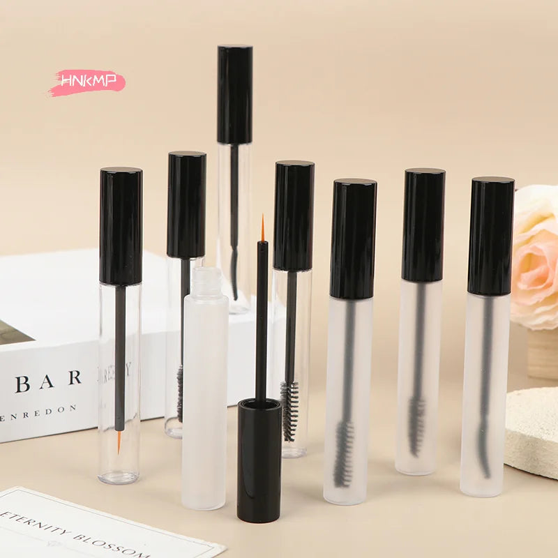 H-12ml Empty Mascara Tube With Eyelash Wand Eyelash Growth Liquid Vial Bottle Eyeliner Brush Eyelash Cream Apply Container